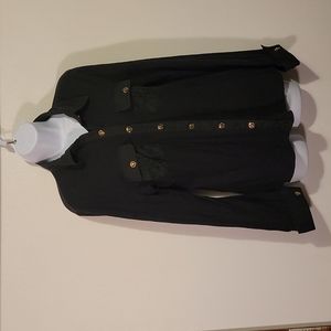 SARA I Ladies shirt in black. Size XL